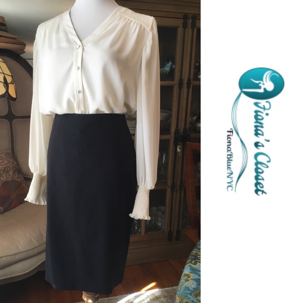 Body by Victoria Black Pencil Skirt